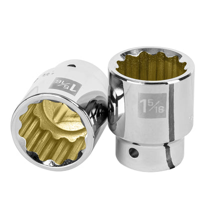Truper D-3442 Dado de 1-5/16', 12 puntas, cuadro 3/4', Truper
