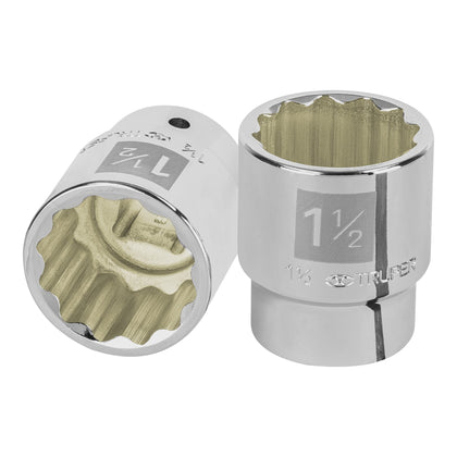 Truper D-3448 Dado de 1-1/2', 12 puntas, cuadro 3/4'