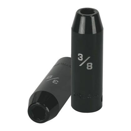 Truper D-7312-HL Dado largo impacto de 3/8', 6 puntas, cuadro 1/2'