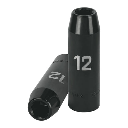 Truper D-7312-ML Dado largo cuadro 1/2' de impacto 6 puntas de 12 mm