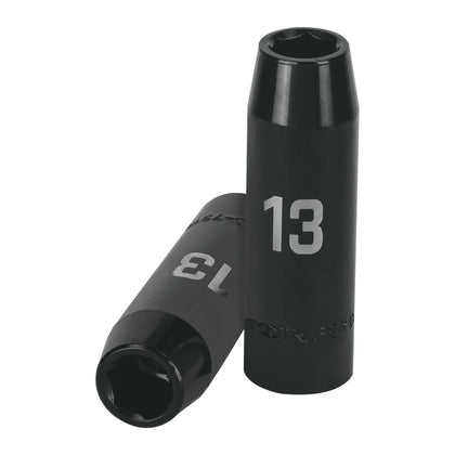 Truper D-7313-ML Dado largo cuadro 1/2' de impacto 6 puntas de 13 mm