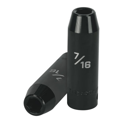 Truper D-7314-HL Dado largo impacto de 7/16', 6 puntas, cuadro 1/2'