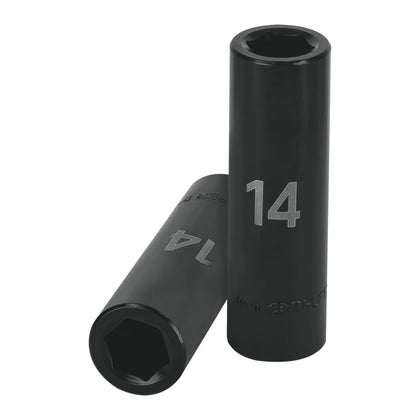 Truper D-7314-ML Dado largo cuadro 1/2' de impacto 6 puntas de 14 mm