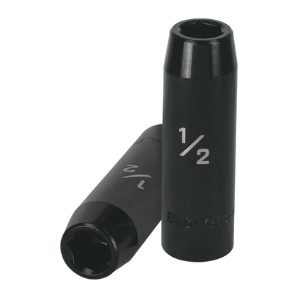 Truper D-7316-HL Dado largo impacto de 1/2', 6 puntas, cuadro 1/2'