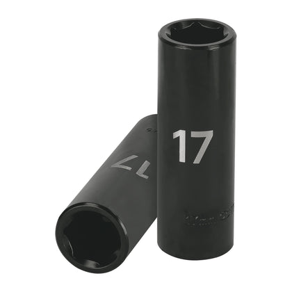Truper D-7317-ML Dado largo cuadro 1/2' de impacto 6 puntas de 17 mm