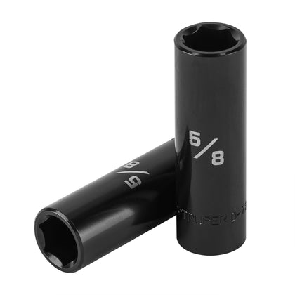 Truper D-7320-HL Dado largo impacto de 5/8', 6 puntas, cuadro 1/2'