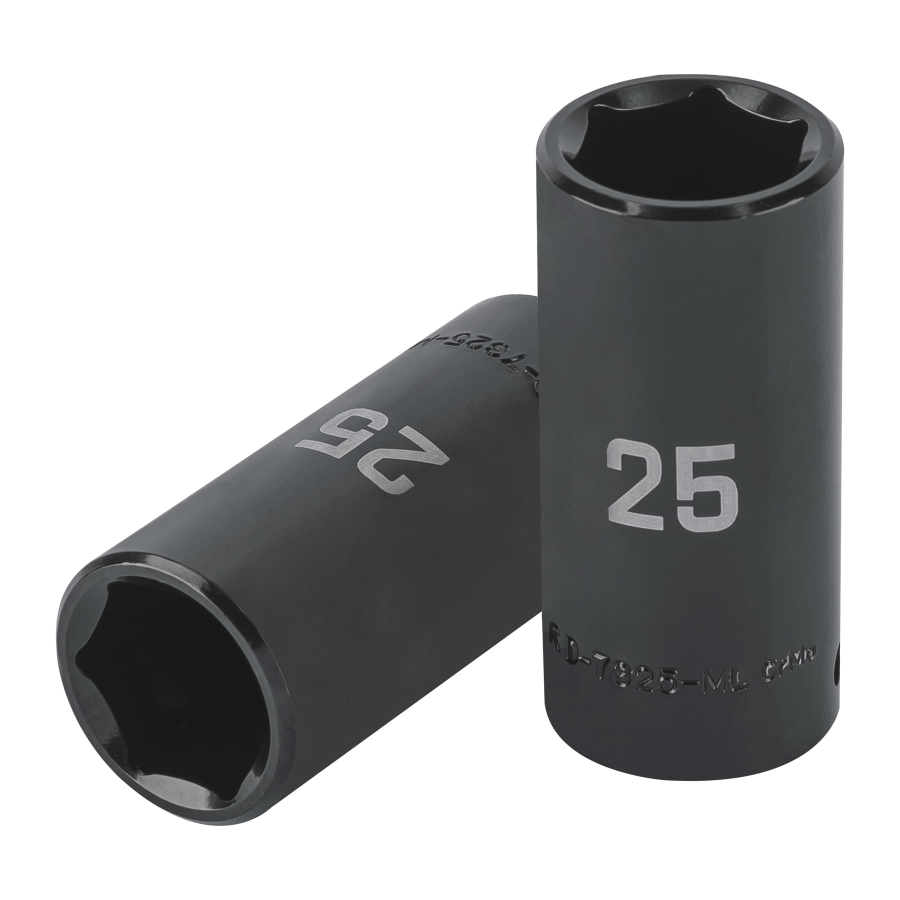 Truper D-7325-ML Dado largo impacto de 25 mm, 6 puntas, cuadro 1/2'