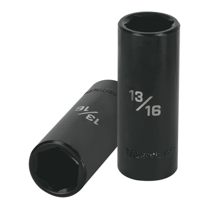 Truper D-7326-HL Dado largo impacto de 13/16', 6 puntas, cuadro 1/2'
