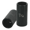 Truper D-7334-HL Dado largo impacto de 1-1/16', 6 puntas, cuadro 1/2'