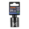 Truper D-7425-M Dado de impacto de 25 mm, 6 puntas, cuadro 1/2'