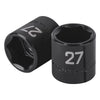 Truper D-7427-M Dado de impacto de 27 mm, 6 puntas, cuadro 1/2'