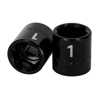 Truper D-7432-H Dado de impacto, 6 puntas, cuadro 1/2' de 1'
