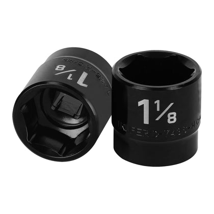 Truper D-7436-H Dado de impacto de 1-1/8', 6 puntas, cuadro 1/2'