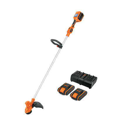 103243 DESI-40A Desbrozadora inalámbrica 40V, 2 baterías 2Ah,1 carg.dual,PRO