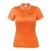 Truper DRY-ND-M Playera tipo polo, dry fit, naranja, para dama, talla M
