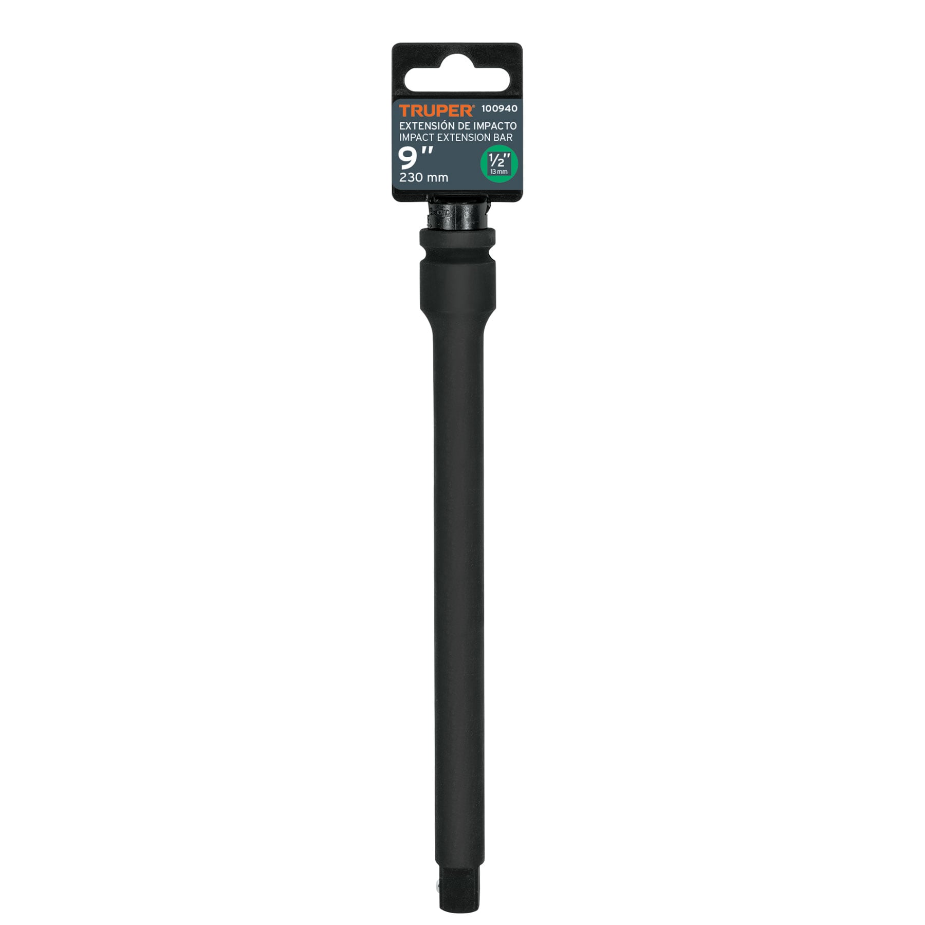 Truper EI-5463 Extensión cuadro 1/2' de impacto, largo 9'