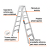 Truper ESTD-25 Escalera de tijera doble aluminio 5 peldaños | Ferrenacional