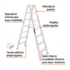 Truper ESTD-26 Escalera de tijera doble, tipo ll, 6 escalones | Ferrenacional