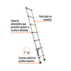 Truper ESTE-207 Escalera telescópica tipo II 7 peldaños aluminio | Ferrenacional