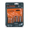 Truper EXT-5 Juego extractores de tornillos, 5 piezas