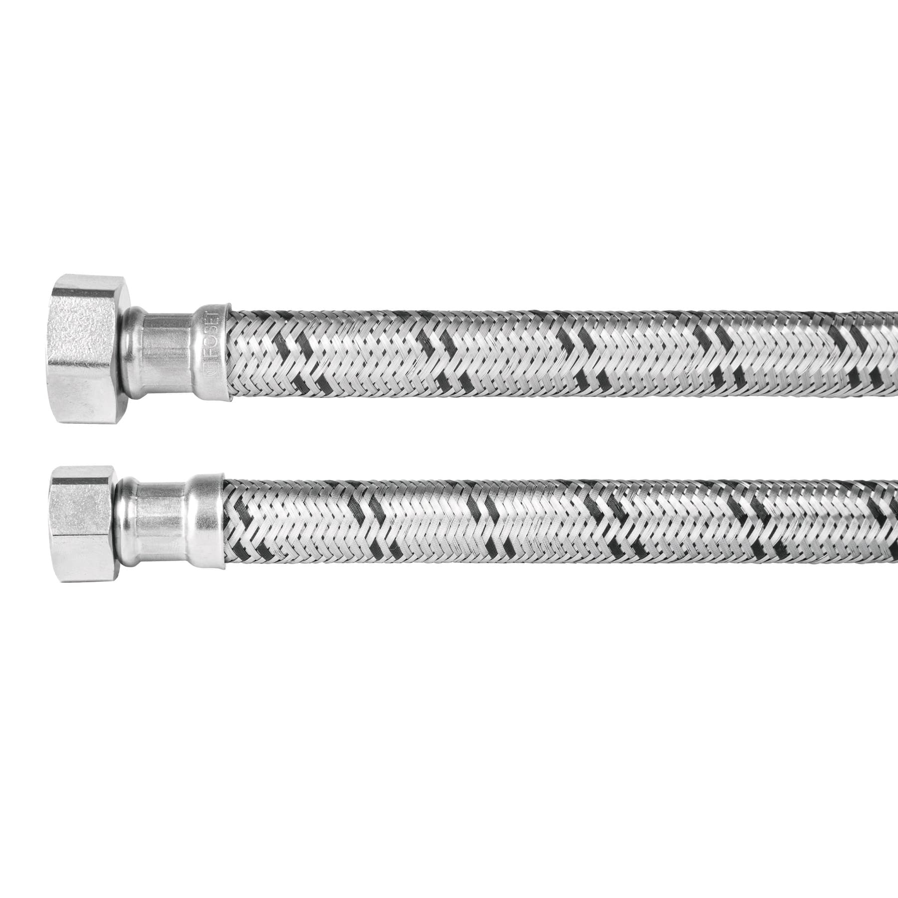 Foset FBO-1260X Manguera de hule, 1/2x3/4', 60cm, acero, usos generales