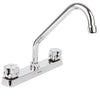 Foset FP-318 Mezcladora plástica fregadero, cuello y manerales estándar
