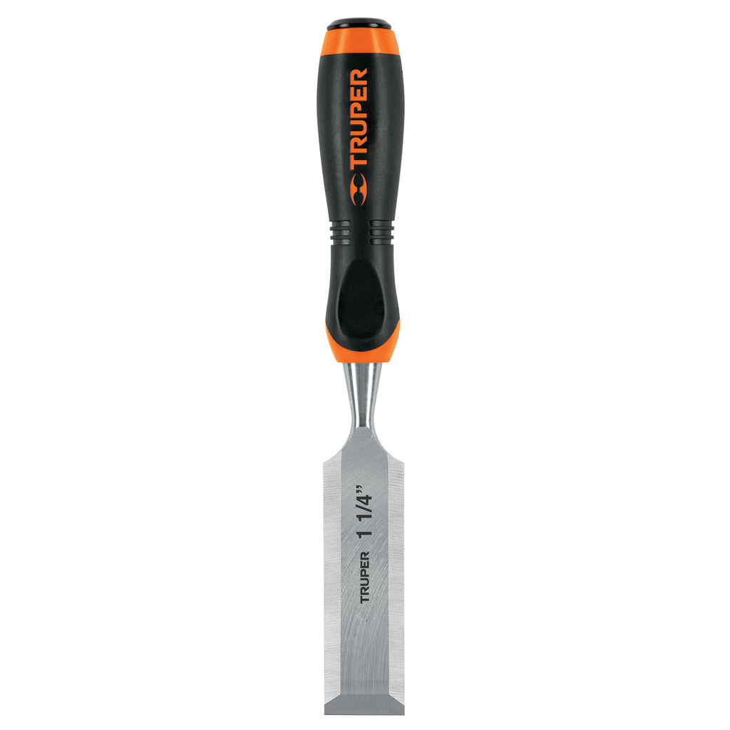 Truper FT-1-1/4 Formón 1-1/4' mango Comfort Grip, Truper