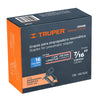 Truper GRANEU-7/16-45 Caja con 1000 grapas corona 7/16' cal. 16, 45mm p/ENNE-160