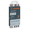 Truper JBCT-6 Juego de brocas para concreto, 6 piezas