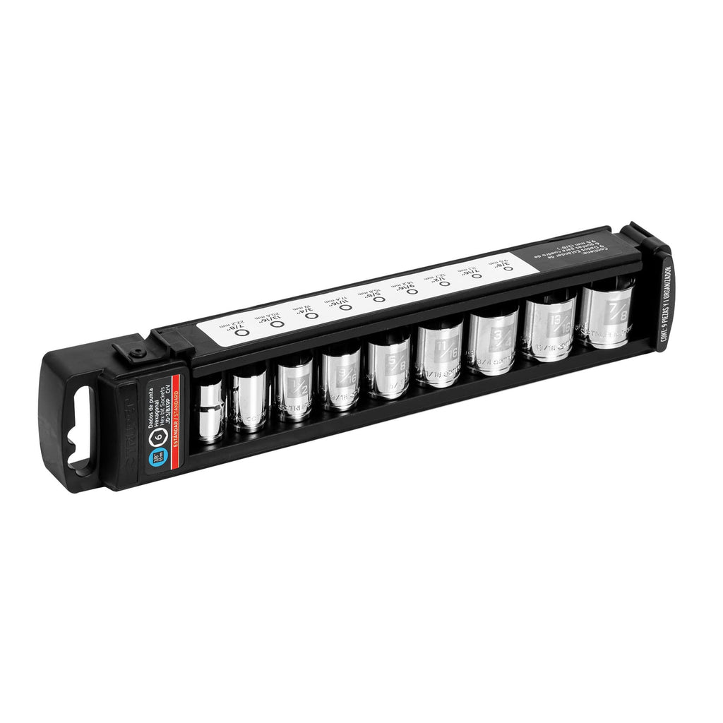Juego de 9 Dados 3/8" (Std) - Truper JD-3/8X9P