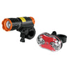 Truper LIBI-K2 Linternas para bicicleta, delantera y trasera, kit 2 piezas