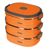 Lonchera Térmica con 3 Contenedores de Acero Inox. - Truper LUNCH-3