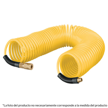 Pretul MAN-R-7P Manguera tipo resorte para compresor, 7.6 m x 1/4'