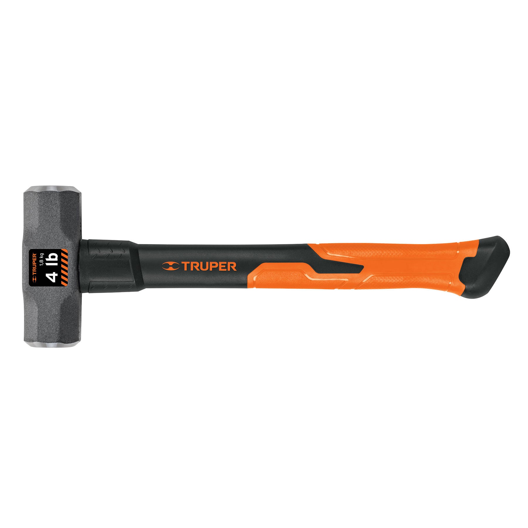 Truper MD-4F Marro octagonal 4 lbs, mango fibra de vidrio