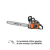 Motosierra 38 cc a gasolina con barra de 16", Truper