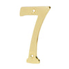 Hermex NUCH-7 Número de latón sólido de 4', No.7