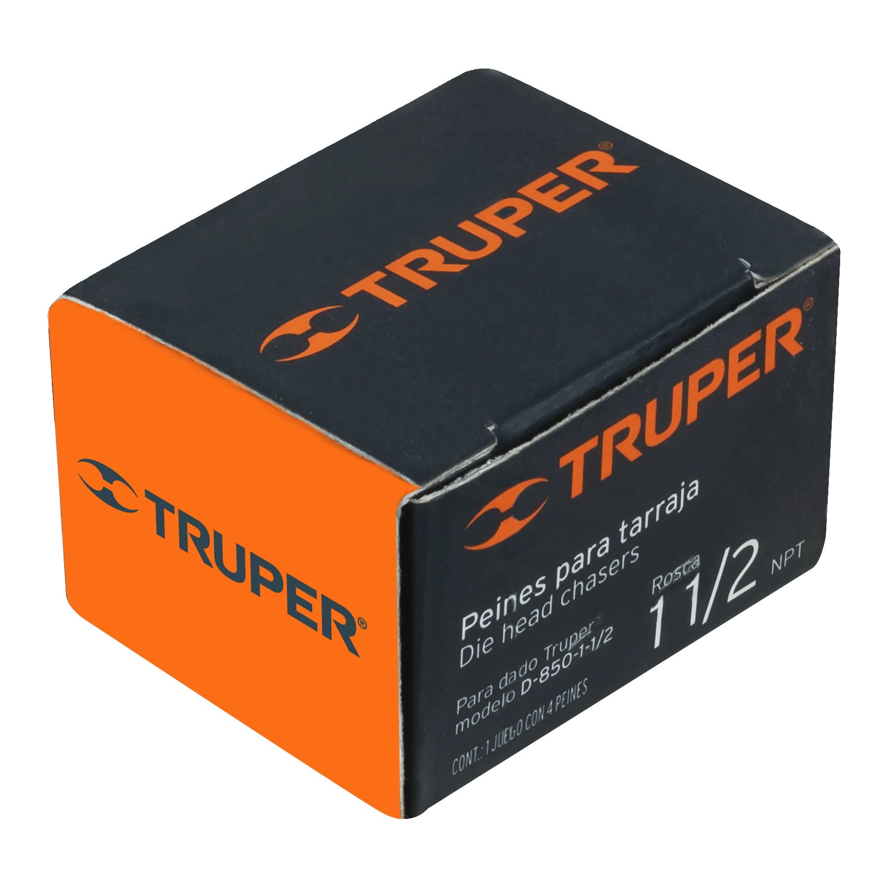 Truper P-850-1-1/2 Juego de peines para tarrajas 1-1/2', 4 piezas