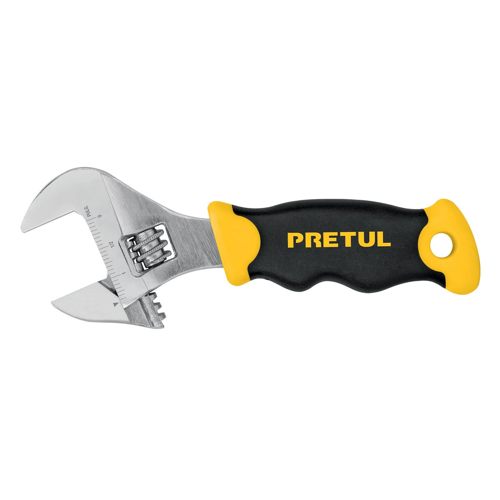 Pretul PECO-6P Llave ajustable (perico corto), cromado 6', con grip