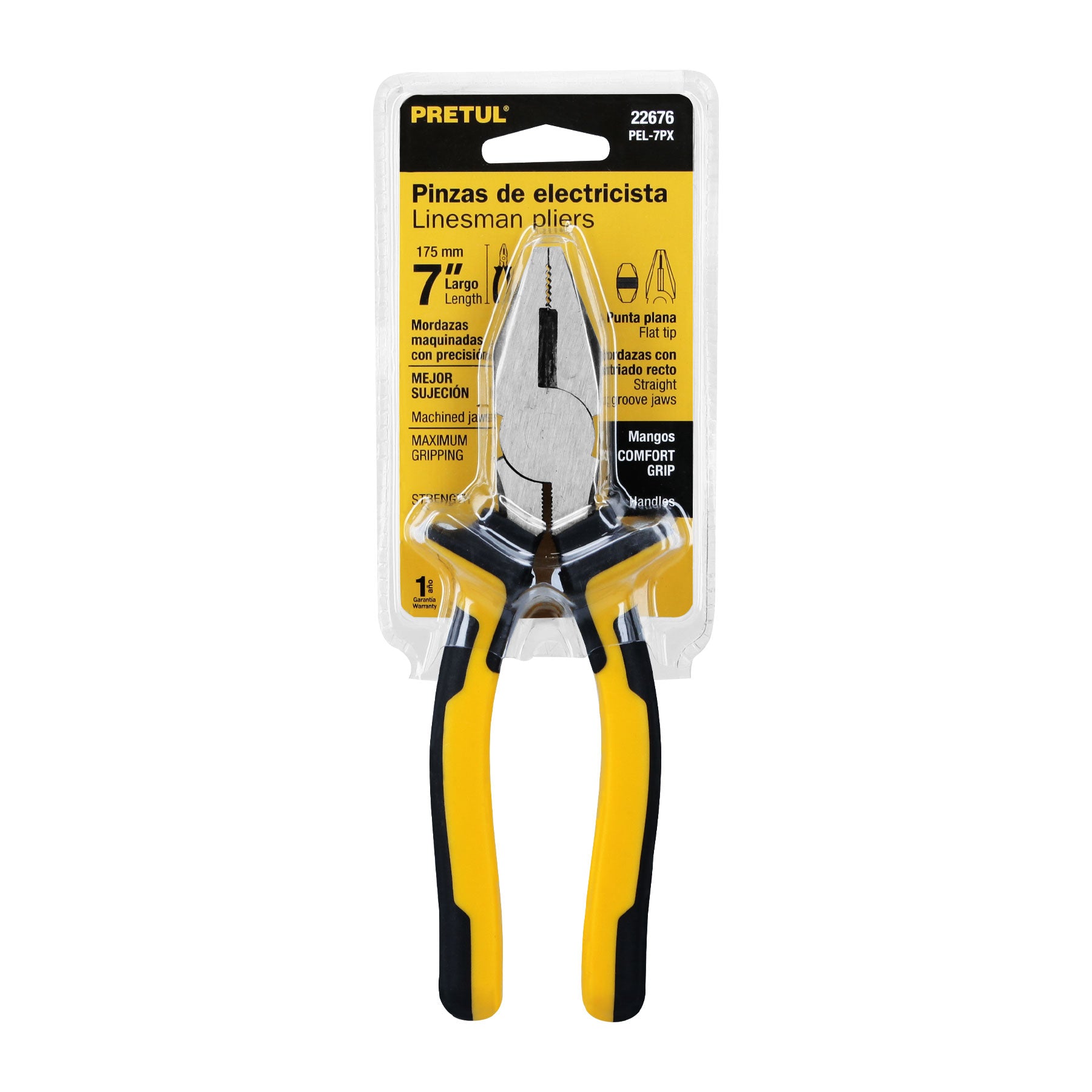 Pretul PEL-7PX Pinza para electricista 7' mango Comfort Grip