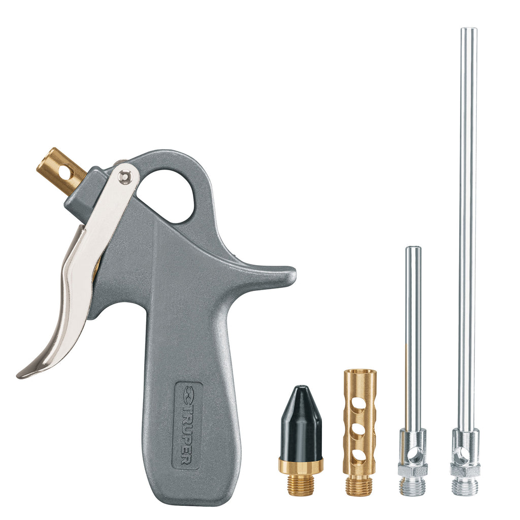 Truper PISO-5X Pistola para sopletear con 5 boquillas