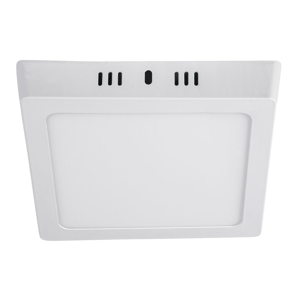 Volteck PLA-211L Plafón cuadrado, moderno, 12 W, 6500 K, LED, blanco