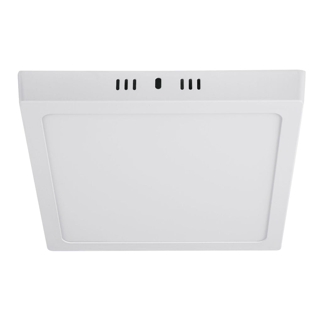 Volteck PLA-212L Plafón cuadrado, moderno, 18 W, 6500 K, LED, blanco