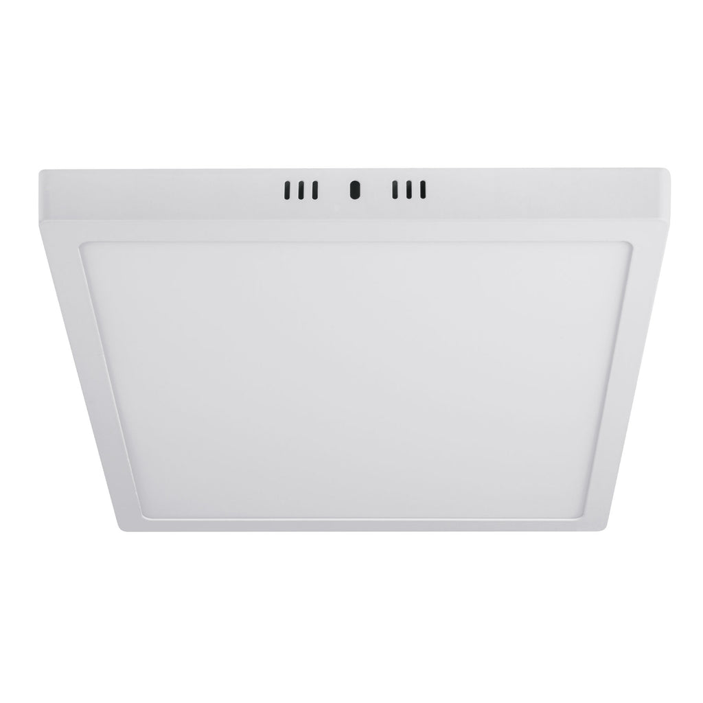 Volteck PLA-213L Plafón cuadrado, moderno, 24 W, 6500 K, LED, blanco