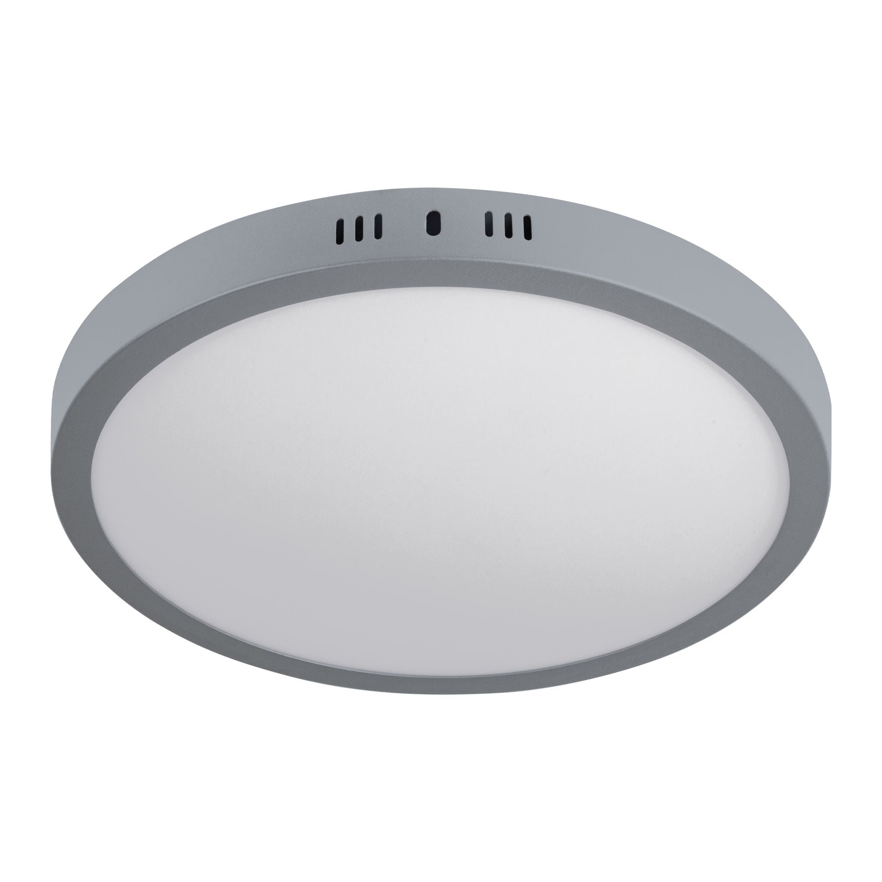 Volteck PLA-217L Plafón redondo, moderno, 24 W, 6500K, LED, gris