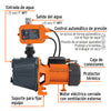 102856 PRE-1/2 Bomba presurizadora jet hierro 1/2 HP con control, Truper