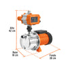 102857 PRE-1I Bomba presurizadora jet acero 1 HP con control, Truper