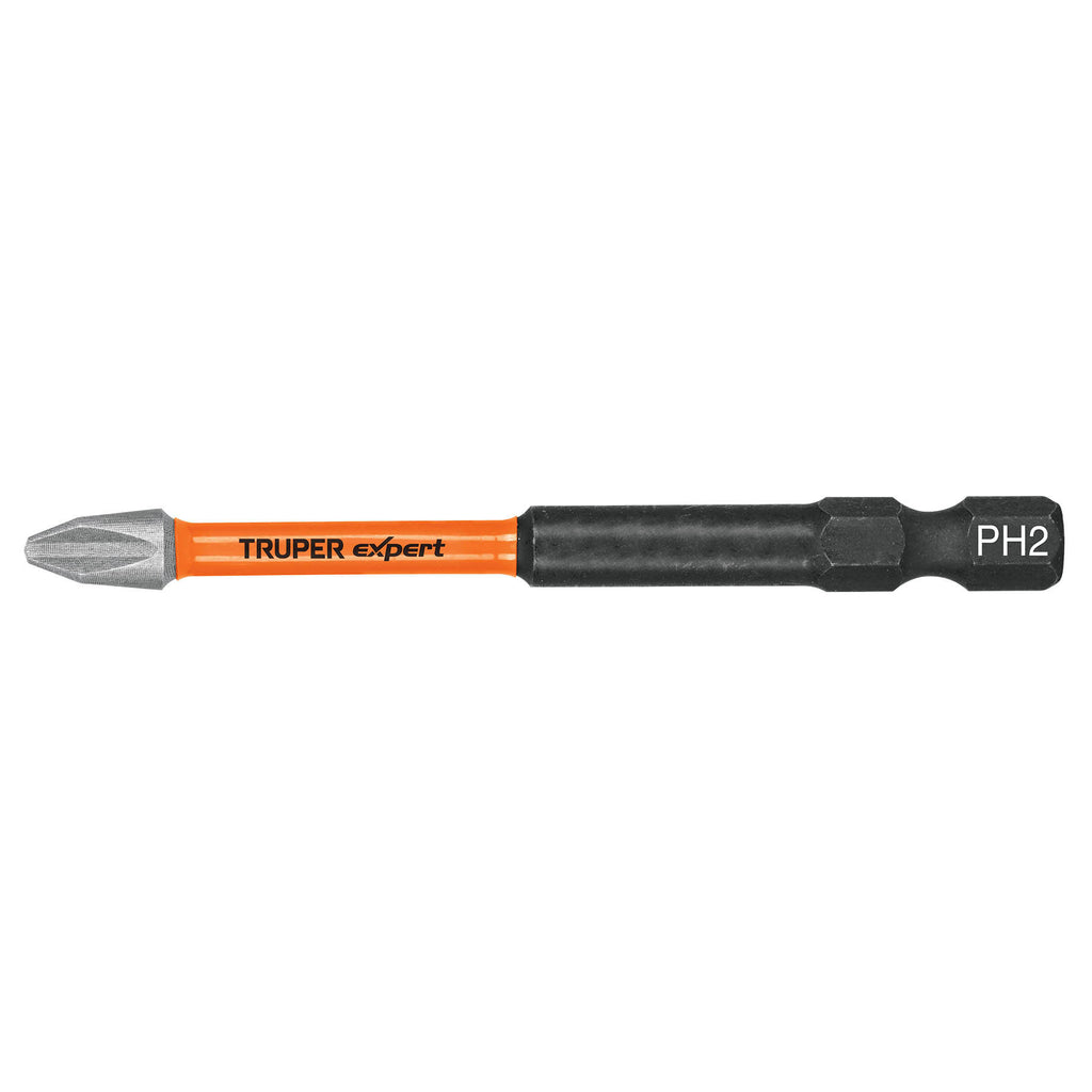 Expert PUDE-1302I Estuche con 5 puntas de cruz PH2 de impacto largo 3'