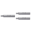 Expert PUDE-8208 Puntas Bristol M8, 3', estuche con 3 piezas, Expert
