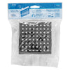 Foset R-403S Regadera cuadrada ABS 4' acabado cromo sin brazo