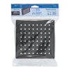 Foset R-404SM Regadera cuadrada ABS 6' acabado negro mate sin brazo